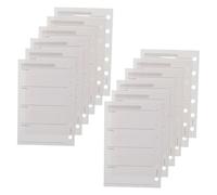 NUOBESTY A7 Weekly Planner Refills 200pcs 6-hole Loose Leaf Planner Paper Double-sided 120gsm Inserts for 6-ring Binders Personal Organizers and Agendas Office School Use