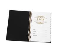 NUOBESTY Academic Planner Monthly Organizer Appointment Book Thick Twin Wire Binding Compact Format for Travel Meetings Daily Task Management