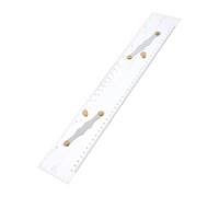 NUOBESTY Acrylic Clear Navigation Parallel Ruler High Precision Drafting Tool for Coastal Piloting and Nautical Charts Mechanism for Engineering and Research