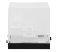 NUOBESTY Acrylic Display Case Box for Rock Crystal and Golf Balls with 3 Tiers, Multipurpose and Easy to Clean Small Display Box for Collecting and Displaying in Front of Customers