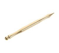 NUOBESTY Acupressure Massage Pen Double-Ended Brass Tool for Trigger Point Relief Suitable for Face, Eyes, and Foot Meridian Therapy On the Go
