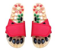 NUOBESTY Acupressure Massage Slippers Relieves Plantar Fasciitis and Refreshes Tired Feet for Men and Women Slip on Foot Sandals with Raised Point Massage Made of Sturdy Pu and Eva, Size