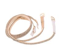 NUOBESTY Adjustable Elastic Shoe Straps for Women with Crossstrap Design, Universal Compatibility for Loose Shoes and Sandals, White Pu Plastic No Slip High Heel Ankle Straps for Wedding