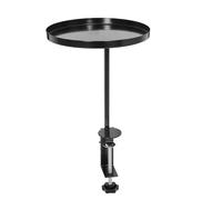 NUOBESTY Adjustable Iron Plant Shelf Indoor Large Black Tray, Windowsill Garden Flower Rack for Succulents and Herbs, Clamp-On Window Sill Grow Shelf for Indoor Planter Organizer