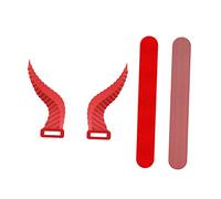 NUOBESTY Adjustable Silicone Devil Horns Headphone Attachment for Gaming Headsets Lightweight and Soft Cosplay Devil Ears Accessory and Realistic Design for Long Term Wear