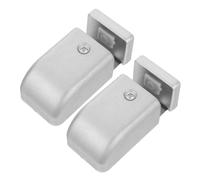 NUOBESTY Adjustable Sliding Door Floor Guide Stainless Steel Bottom Stopper 2pcs with Invisible Design, Easy Installation Fits for Glass and Shower Doors for Bathroom Shower Enclosures