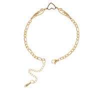 NUOBESTY Adjustable Stainless Steel Anklet for Women with Heart and Angel Wing Pendants, Waterproof and Trendy Foot Jewelry, for Beach Vacations and Outdoor Activities