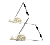 NUOBESTY Adjustable Tablet Stand for Desk Portable Foldable Desktop Easel for Small Whiteboard Picture Frame and Monitor Holder with Multi Angle Support for Workspace