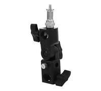 NUOBESTY Adjustable Umbrella Mount Flash Bracket with Tilt Adapter for Photography Lighting Portable Multi-device Compatible Flash Holder Stand for Studio and Outdoor Use