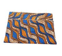 NUOBESTY African Print Fabric Geometric Pattern Cloth for Quilting Crafting Home Decor Vibrant Authentic African Style for DIY Projects