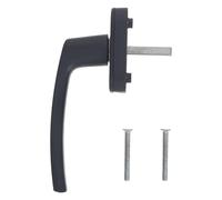 NUOBESTY Aluminium Alloy Window Crank Handle Replacement Locking Handle Gray Designed for Casement and Sliding Windows for Home Maintenance