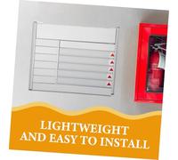NUOBESTY Aluminum Alloy Office Door Plate Duty Status Display Sign Employee Count Indicator Plaque for Corporate Offices Medical Centers Schools Staff Schedule Board