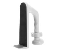 NUOBESTY Anti-Theft Stopper Door Stopper Security Device Aluminum Alloy No Drill Installation for Door Gap Between 5-35mm/0.197-1.38in Height White Travel Apartments Guests Renters