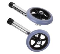 NUOBESTY Anti-Wear Walker Wheels Replacement Pair with Silent Rolling Feature for Indoor Walker Parts