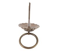 NUOBESTY Antique Copper Vintage Decorative Front Door Handle Classic Sturdy Design for Traditional Homes Adds Elegance to Ancient Villas