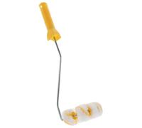 NUOBESTY Arc Wheel Pipe Tube Roller Brush for Firefighting Pipes Shed Resistant Lint Painting Roller Smooth Coverage Tool for Professionals and Beginners
