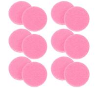 NUOBESTY Aromatherapy Refill Pads Round Essential Oil Diffuser Pads 100Pcs Compact Cotton for Pendant Necklace Use at Home or Office