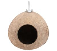 NUOBESTY Artificial Bird Nest Coconut Shell Bird House for Outdoor Garden Hanging Safe Breeding Hideaway and Predators