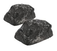 NUOBESTY Artificial Stone Key Box Hidden Storage Case Rock Key Holder Disguised Outdoor Safe for Garden Yard 3.15X2.36X1.18In