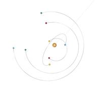 NUOBESTY Atom Model Hanging Mobile Science Decor for Boys and Girls Room, Astronomy Themed Educational Space Hanging Mobile, Modern Nordic Balanced Dynamic Pendant for Home Decoration