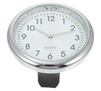 NUOBESTY Auto Digital Clock for Car Dashboard Mini Vehicle Adhesive Luminous Clock White Backlight for Home and Travel Use