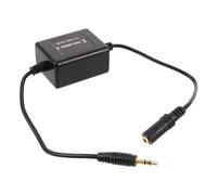 NUOBESTY Aux Noise Filter for Car Audio and Home Speakers Ground Loop Noise Isolator with Enhanced Audio Clarity Compatible with Aux Devices Static Remover for Stereo Systems