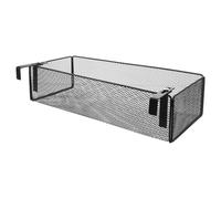 NUOBESTY Balcony Hanging Flower Rack Metal Wire Mesh Grid Black