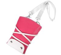 NUOBESTY Barber Scissors Waist Bag Pink Crossbody Hairdressing Tool Organizer Pouch for Professional Hair Cutting Kit
