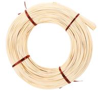 Nuobesty Basket Weaving Round Rattan Weaving Material Roll 10In Flat Natural Rattan for DIY Furniture Repair and Basket Crafting Wicker Chair Repair Kit for Patio and Home