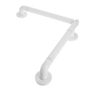 NUOBESTY Bathroom Grab Bar Slip Shower Handle for Elderly Safety Rotating Handrail Wall Mounted Support for Toilets and Showers White Design