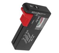 NUOBESTY Battery Tester with Analog for Aa Aaa Button Cell Batteries Color Coded Power Level Indicator Easy to Read Needle Display