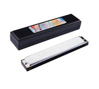 NUOBESTY Beginner to Advanced Harmonica Hole c Key Polyphonic Made of Stainless Steel and Resin for Sweet Sound Random