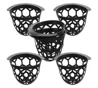 NUOBESTY Billiard Table Pocket Net Holder and Prevents Balls from Falling 6pcs Tpe in Black Unique Design Pool Table Storage Basket that Catches Holed Billiard Balls Suitable