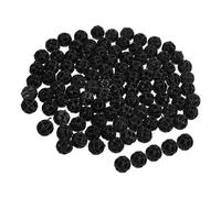 NUOBESTY Bio Balls and Advanced Impurity Adsorption 150pcs Mm Black with Sponge Plastic Material for Efficient Biological Filtration for Aquarium Fish Tank Filter Media in Freshwater