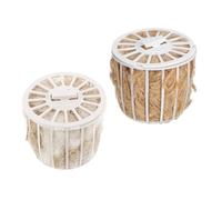 NUOBESTY Bird Nesting Material Comfortable Bedding Natural Jute and Soft Fiber 2 Set Provides Warmth, Safe for Birds for Parakeets and Finches for Birdcage or Garden Use