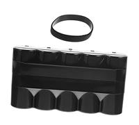 NUOBESTY Black Plastic Film Storage Box for 5 Rolls of Film Portable Multi-Purpose Storage Case for Home Supplies and Organizing Camera Reel Canisters