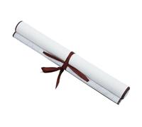 NUOBESTY Blank Chinese Calligraphy Scroll Rice Paper Hanging Wall Scroll Silver Grey Four-Foot Six Open Calligraphy Painting Supply for Traditional Chinese Art and Writing