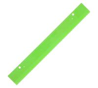 NUOBESTY Blinds Straight Ruler Tactile Measuring Tool for Blind Students, 20cm Green PP, User Friendly Operation for School Learning