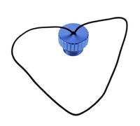 NUOBESTY Blue Aviation Aluminum Dive Tank Cap Protector for Gas Bottle Valve Dust Cover, Portable Multifunctional Design, Suitable for Scuba Diving Equipment and Divers