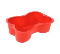 NUOBESTY Bone Shaped Silicone Cake Mold Versatile DIY Baking Tool for Homemade Bread and Cakes with Easy Cleaning for Romantic Events