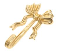 NUOBESTY Brass Wall Hooks Bowknot Shaped Coat Hanger Organizer for Hanging Keys and Small Items in Variety of Home Scenarios Elegant and Unique Golden Wall Mounted Art Hook