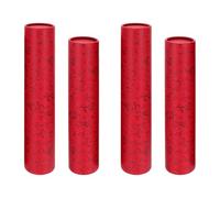NUOBESTY Calligraphy Storage Box with Thickened Design Scroll Storage Box 2pcs Paper Red for Paintings and Scrolls Chinese Painting