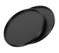 NUOBESTY Camera Filter Caps 77mm 5 Pcs Aluminum Alloy Stackable Protective Cover Black Convenient to Keep in Camera Bag for Filters and Lenses