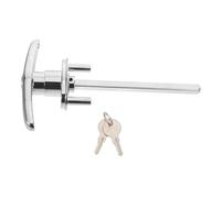 NUOBESTY Camper Door T-Handle Lock Zinc Alloy with Keys Ergonomic Grip High-Precision Linkage Mechanism Garage Shed Lockable Accessory for Rv Trailers Commercial Residential Use