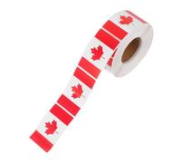 NUOBESTY Canada Flag Sticker Roll Square Vinyl Decals for Trucks Cars Laptops Notebooks Easy Apply Adhesive for DIY Projects Scrapbooking Vibrant Outdoor Decoration