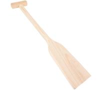 NUOBESTY Canoe Paddle for Boat 19.5 Inch Wooden Oar for Drifting | Reinforced Joints, Reusable Beige Finish, Beautifully Crafted Wood, for Exploring Water, Beginners and Professionals