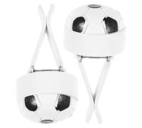 NUOBESTY Car Air Freshener Vent Clips Space-saving Design and Structural Integrity 2pcs Football Shaped with Plastic Material for Car Interior Decorations and Air Vent Accessories