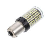 NUOBESTY Car LED Turn Signal Light 12-24v 144 Smd 3014 Bay15s Anti-stroboscopic Decoding Bulb White Automotive Indicator Lamp for Brake and Signal Use