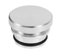 NUOBESTY Car Lighter Dust Plug Aluminum Alloy Silver Modern Style Replacement Cover Easy Installation Stylish Upgrade for Car Lighter Socket Daily Commuting and Road Trips