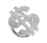 NUOBESTY Car Push Start Button Cover Silver Key Ignition Starter Decorative Cap Automotive Interior Accessory for Engine Start Stop Car Supplies